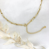 18k/925 Vermeil Thicker Paper Clip Necklace