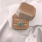Stella Halo Birthstone Ring