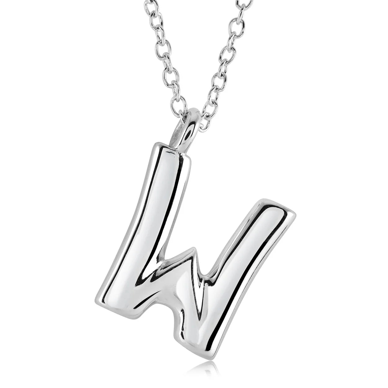 Stainless Steel Bubble Initial by Veloria