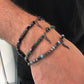 Stainless Steel Beaded Cornetto Beaded Bracelet by Ital Gem