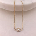 Timeless Diamond Evil Eye Necklace