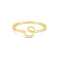 Bella Script Initial Ring