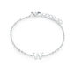 Stainless Steel Initial Bracelets by Veloria