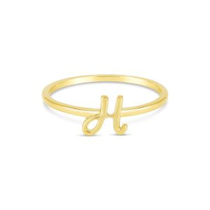 Bella Script Initial Ring
