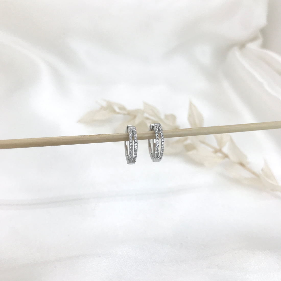 Everyday Diamond Huggies