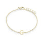 Stainless Steel Initial Bracelets by Veloria