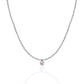 Bezel Ball CZ Chain