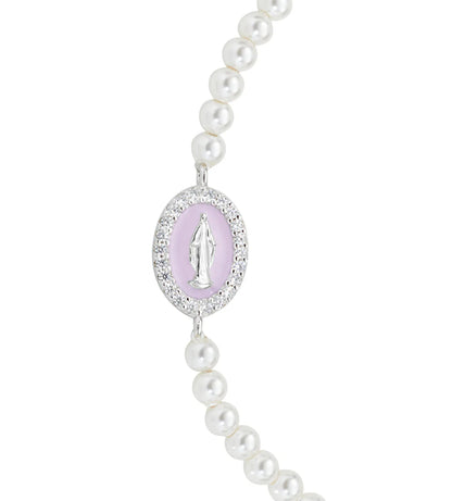 Pearl Mother Mary Bracelet by Amen