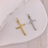 10k Gold Tube Cross