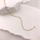 Gold Sparkle Cut Beaded Bracelet