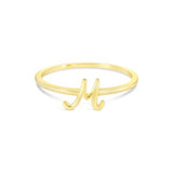 Bella Script Initial Ring