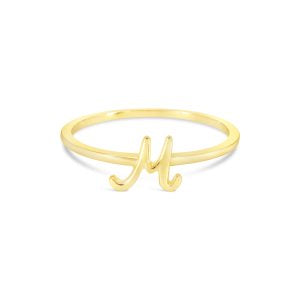 Bella Script Initial Ring