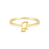Bella Script Initial Ring