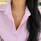 Sharp CZ Heart Necklace by Miss Mimi