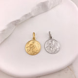 Engravable-10k Gold Communion Pendant