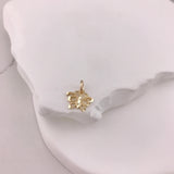 10k Gold Open Butterfly Pendant