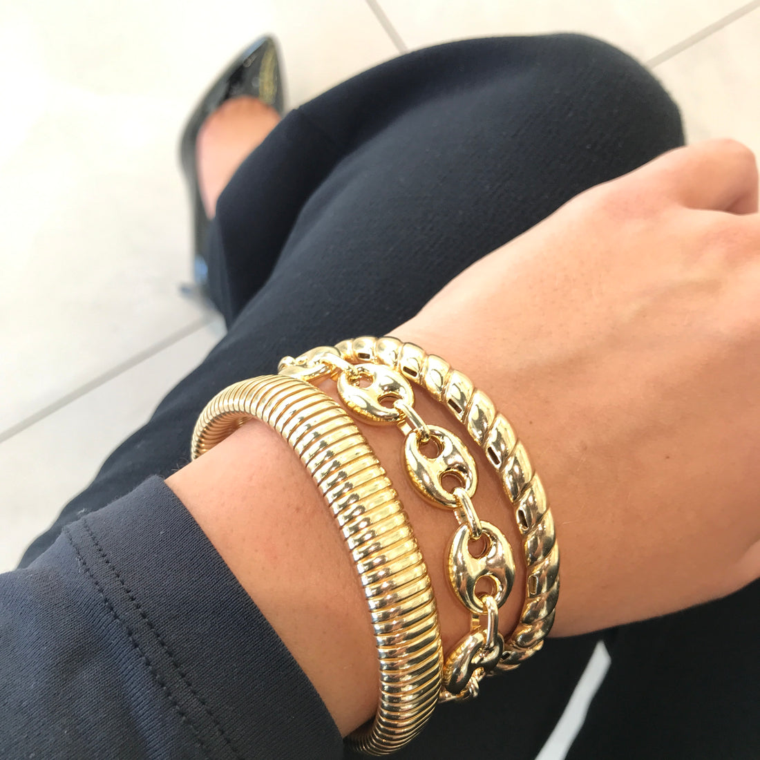 Coffee Bean Bracelet by Miss Mimi