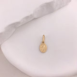 10k Gold Mother Mary Pendant