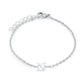 Stainless Steel Initial Bracelets by Veloria