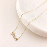 10k Gold LOVE Diamond Necklaces