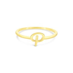 Bella Script Initial Ring