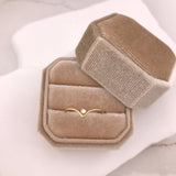 14k Gold Filled CZ Arrow Ring
