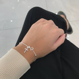 925 Sterling Silver Rosary Bracelet