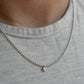 Bezel Ball CZ Chain
