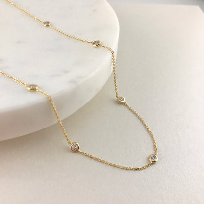 Aria Yard CZ Necklace