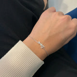 10k Gold LOVE Diamond Bracelet