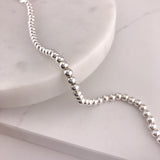 925 Sterling Silver 4mm Ball Bracelet