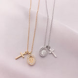 Hanging Mary Necklace by Amen