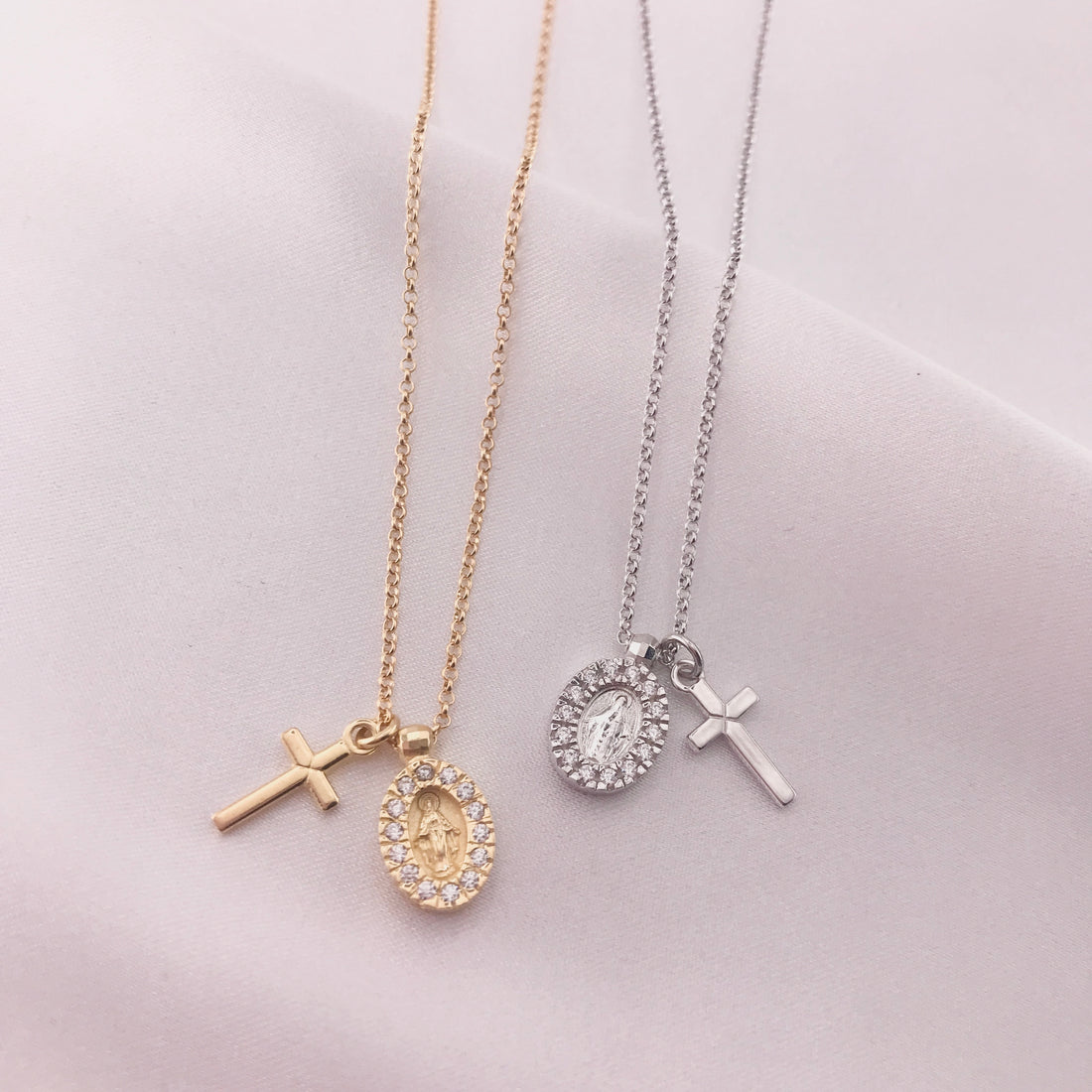 Hanging Mary Necklace by Amen