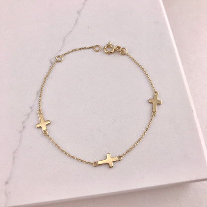 Children's Multi Cross Bracelet