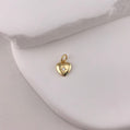 Mini Puff CZ Heart Charm