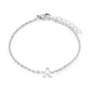 Stainless Steel Initial Bracelets by Veloria