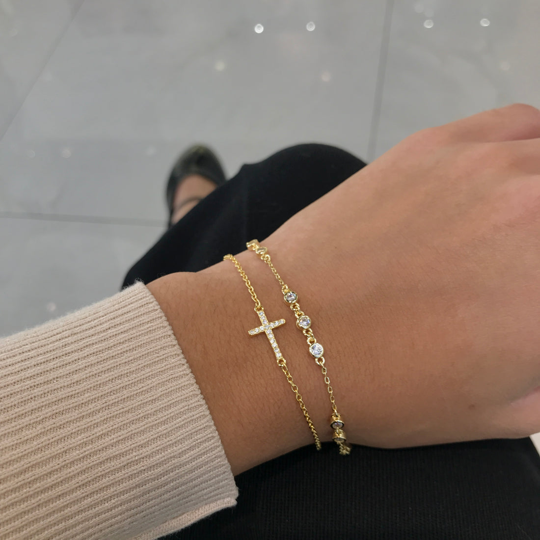 Siena Cross CZ Bracelet