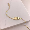 Children's Personalized Gold Bracelet