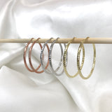 Miss Mimi - 925/14K Vermeil Sparkle Cut Hoops