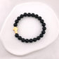 Stainless Steel Cross Beaded Bracelet