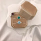 Stella Halo Birthstone Ring