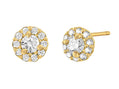 Aria CZ Cluster Screwbacks