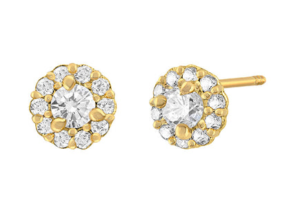 Aria CZ Cluster Screwbacks