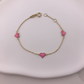 Children's Pink Heart Bracelet