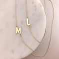 Dolce Sideways Initial Necklace