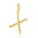 10k Gold Mini Plain Initial Necklace