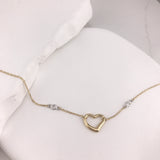 Fiore Open Heart Bracelet