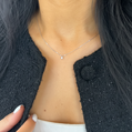 Dainty Natural Diamond Necklace