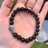 Boys Cross Beaded Bracelet
