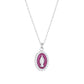 Oval Enamel Mother Mary Necklace by Amen
